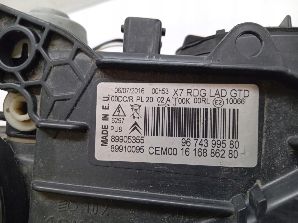 Фара левая перед ксенон led citroen c5 3 Недорого