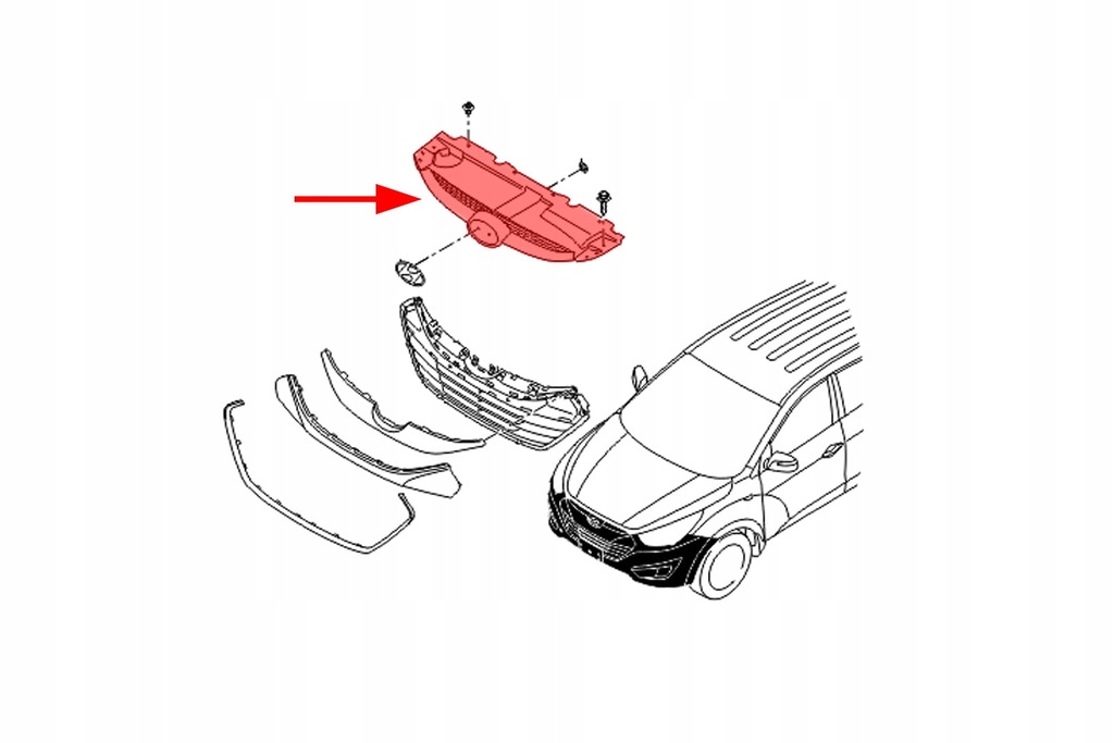 фото №6, Hyundai ix35 2010-2015 решётка радиатора радиатора решётка радиатора хромированный 863512y000