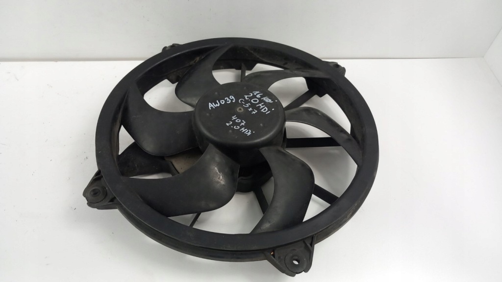 фото №1, Peugeot 407 citroen c5 hdi вентилятор радіатора