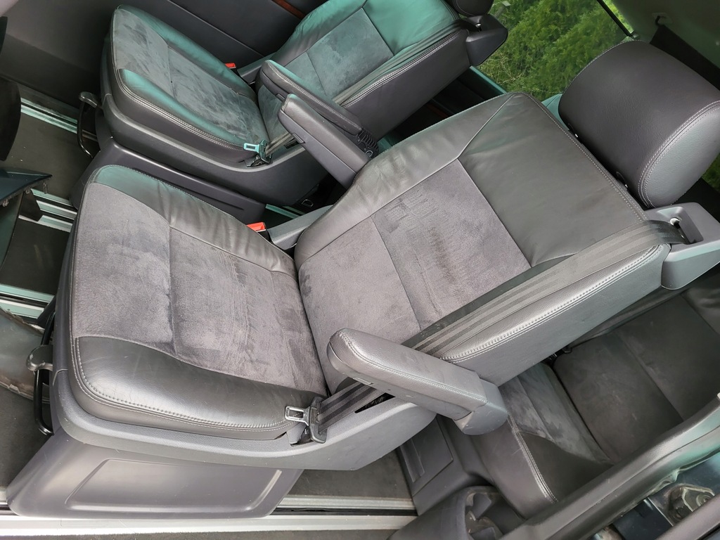 фото №8, Vw t5 t6 multivan caravelle сидіння сидіння перед салон рейки алькантара