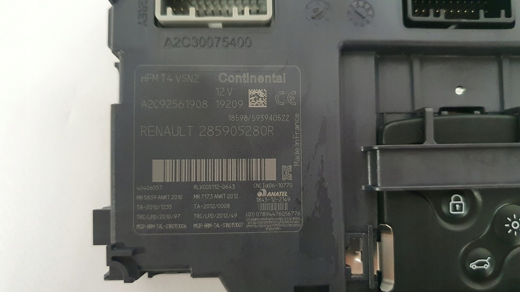 фото №2, Зчитувач карти карта renault captur lift 17-