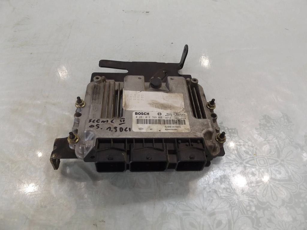 фото №1, Scenic ii 1,9dci бортовой компьютер 0281012769