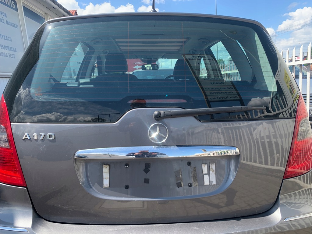 фото №1, Mercedes a klasa w169 кришка багажника задня сіра 787 ładna!