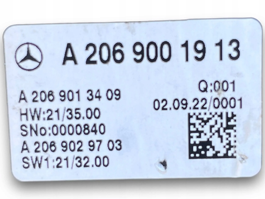 фото №8, Mercedes c klasa w206 лічильник дисплей 2069001913 #189 !m