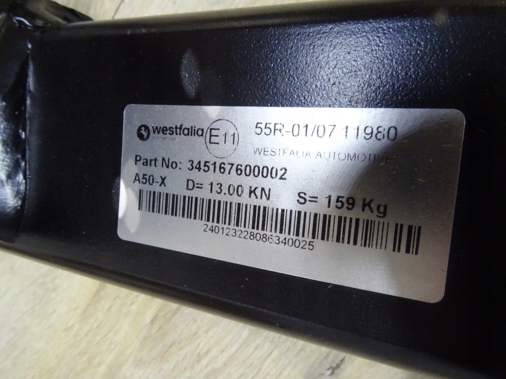 фото №9, Hak буксирувальний westfalia 345167600001