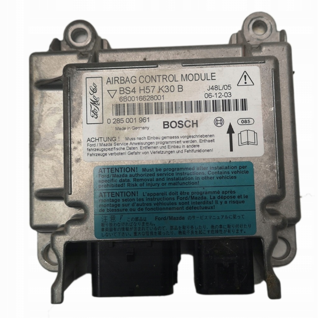 фото №1, Mazda 3 bk датчик подушка безопасности bs4h57k30b 0285001961