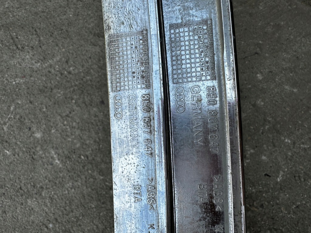 фото №13, Хром решётки 8e0807647 audi a4 b6