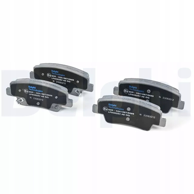 фото №3, Тормозные колодки ham задняя ev lp5062ev/del lp5062ev