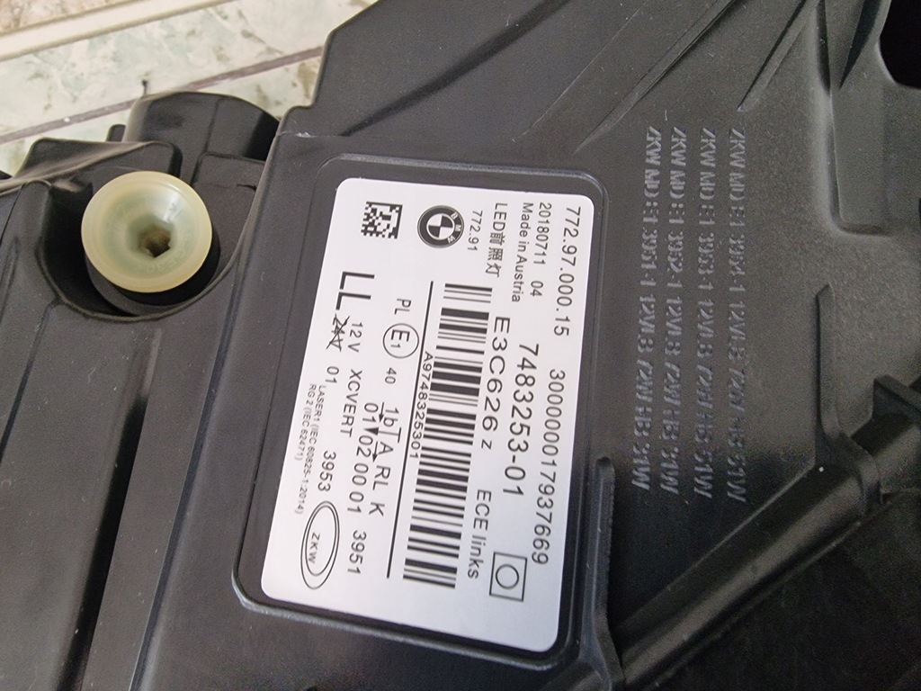 фото №9, Bmw 7 g11 g12 laser лампы комплект