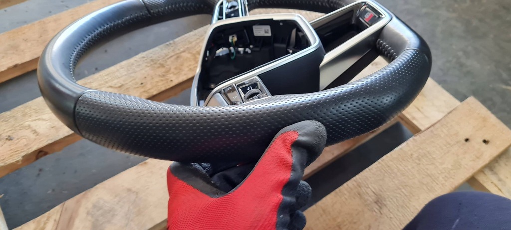 фото №8, A6 c8 4k воздуховод кожа кожаный срезанная простроченная лепестки переключения sline a7 4k