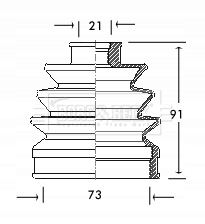 Купить Накладка шарнир комплект  mazda suzuki - outer bcb2056