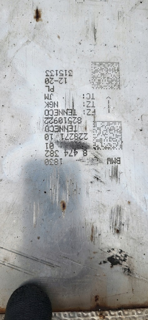 фото №7, Bmw 1 f40 2 f44 m набор 1.5 d выхлоп гаситель dpf крышка багажника выхлоп