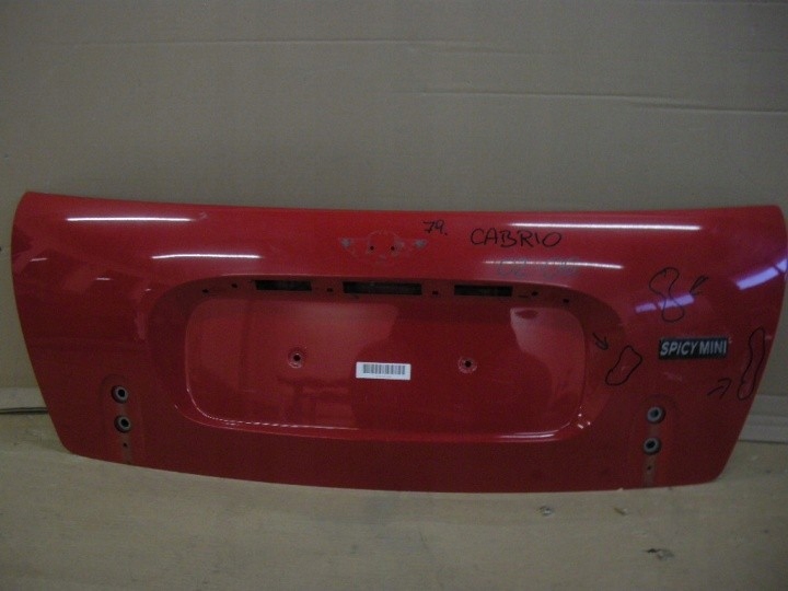 фото №1, Mini cooper 2002 cabrio кришка багажника задня