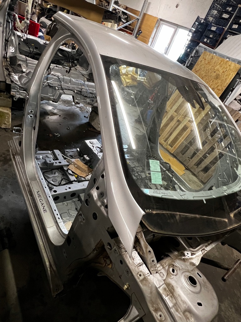 фото №2, Четверть правый перед блок двигателя порог подкрылок правая renault megane iv hb ted69