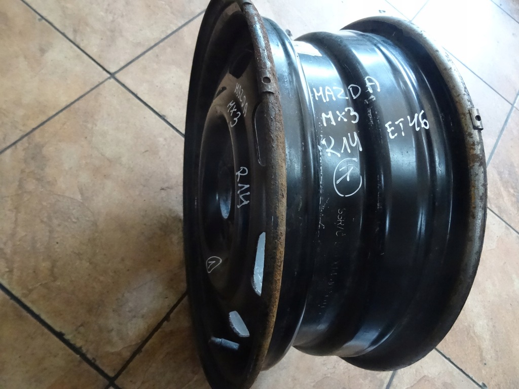 фото №3, Mazda mx3 323 диск стальной r14 14'