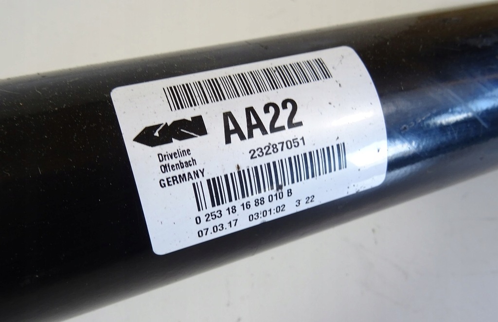 фото №2, 2017+ camaro zl1 привідний вал półośka задня ліва ss 2ss