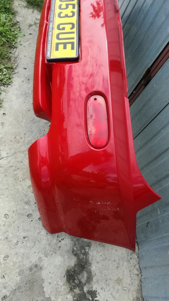 фото №9, Бампер задний hyundai coupe ii красный 02-06