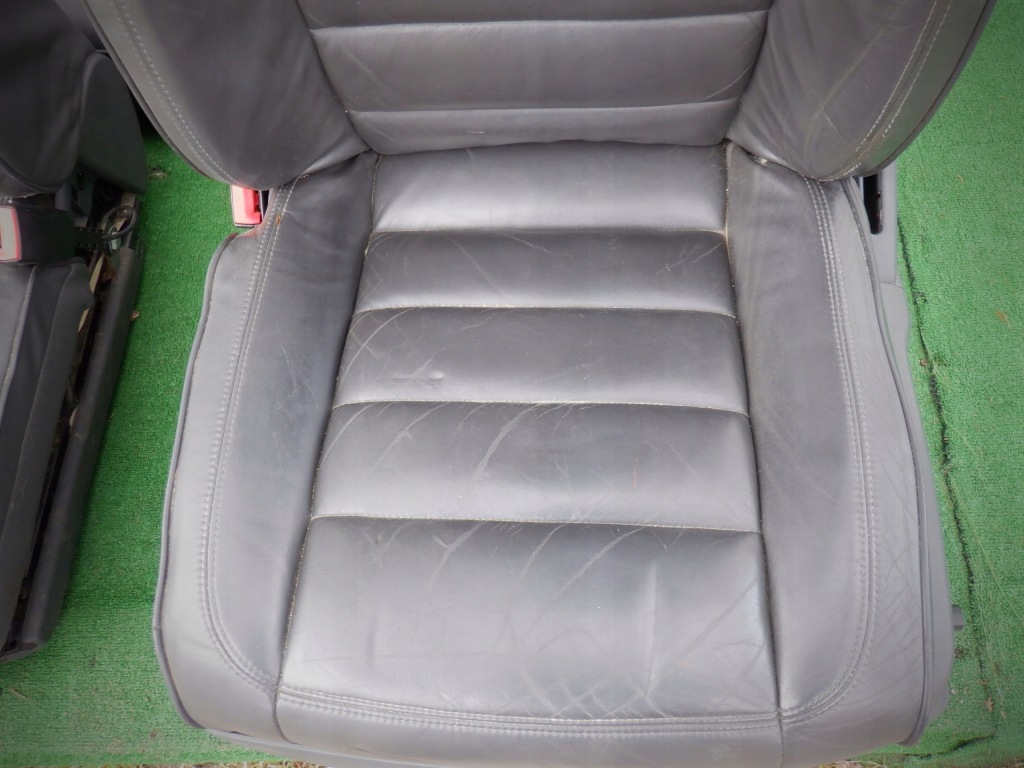 фото №12, Vw touareg 7l6 сидіння комплект заднє сидіння обшивки шкіра