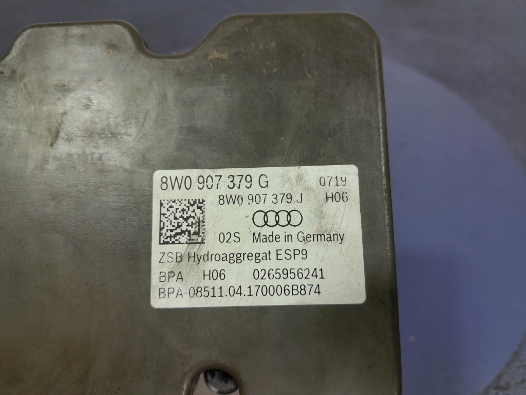 фото №6, Audi a5 f5 8w насос abs esp 8w0907379g