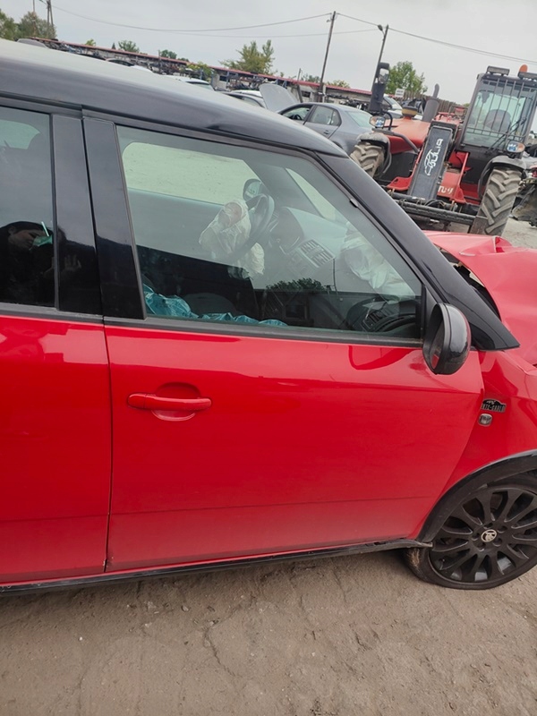 фото №1, Skoda fabia ii 14r двері правий перед передні lf3k голий