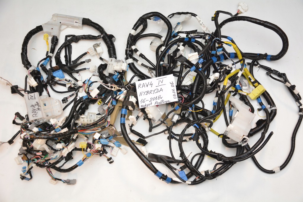 фото №4, Электропроводка приборная панель пол rav4 iv lift гибрид 15-2018r