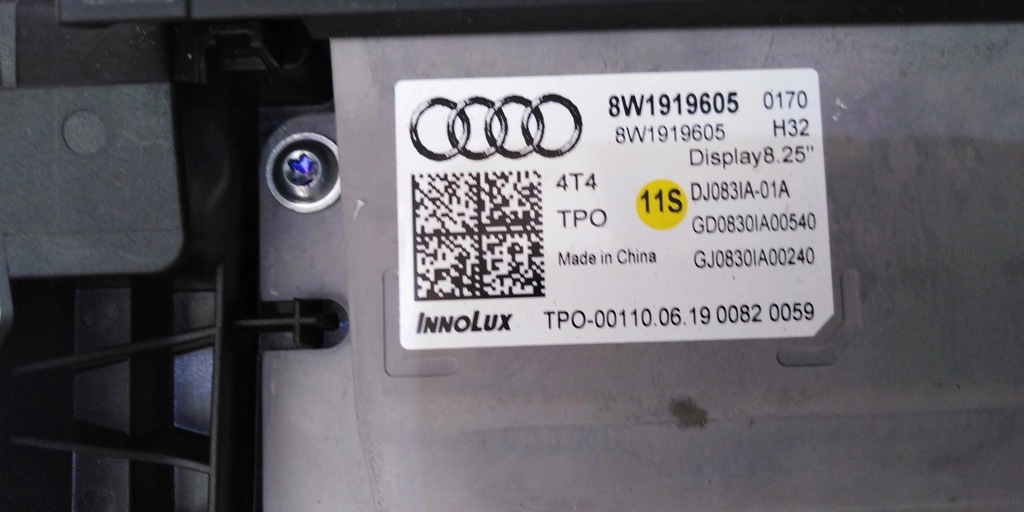 фото №12, Audi a5 8w дисплей екран lcd підйомник 8w1919605