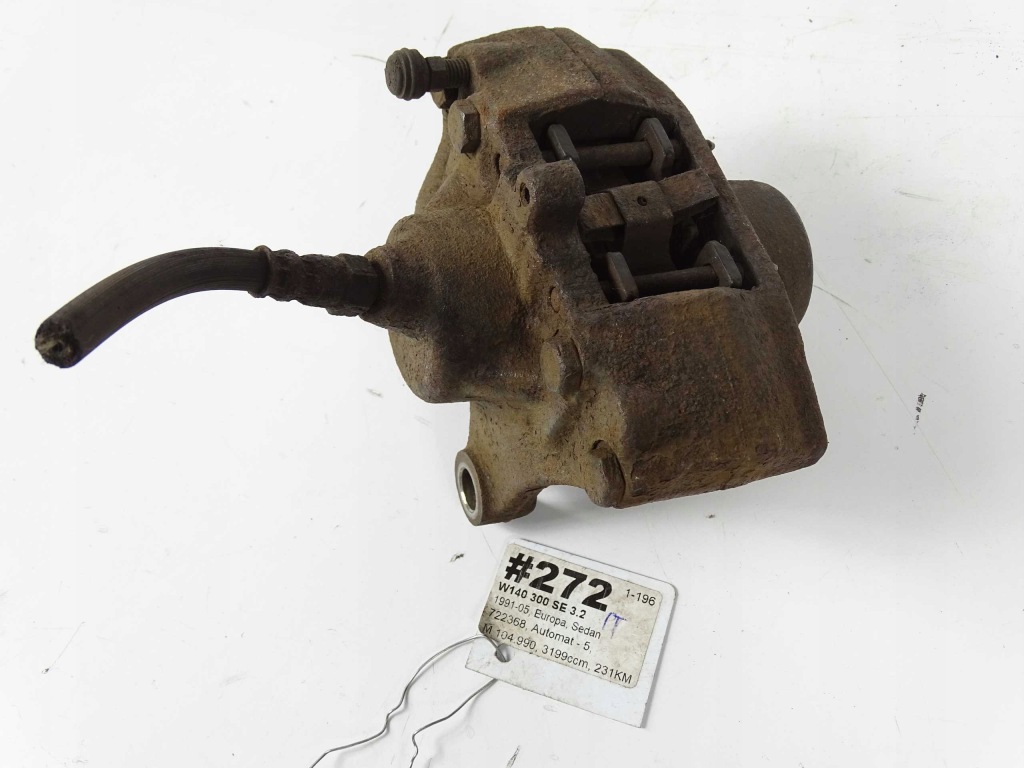 фото №7, Mercedes s w140 3.2 супорт гальмівний правий задня