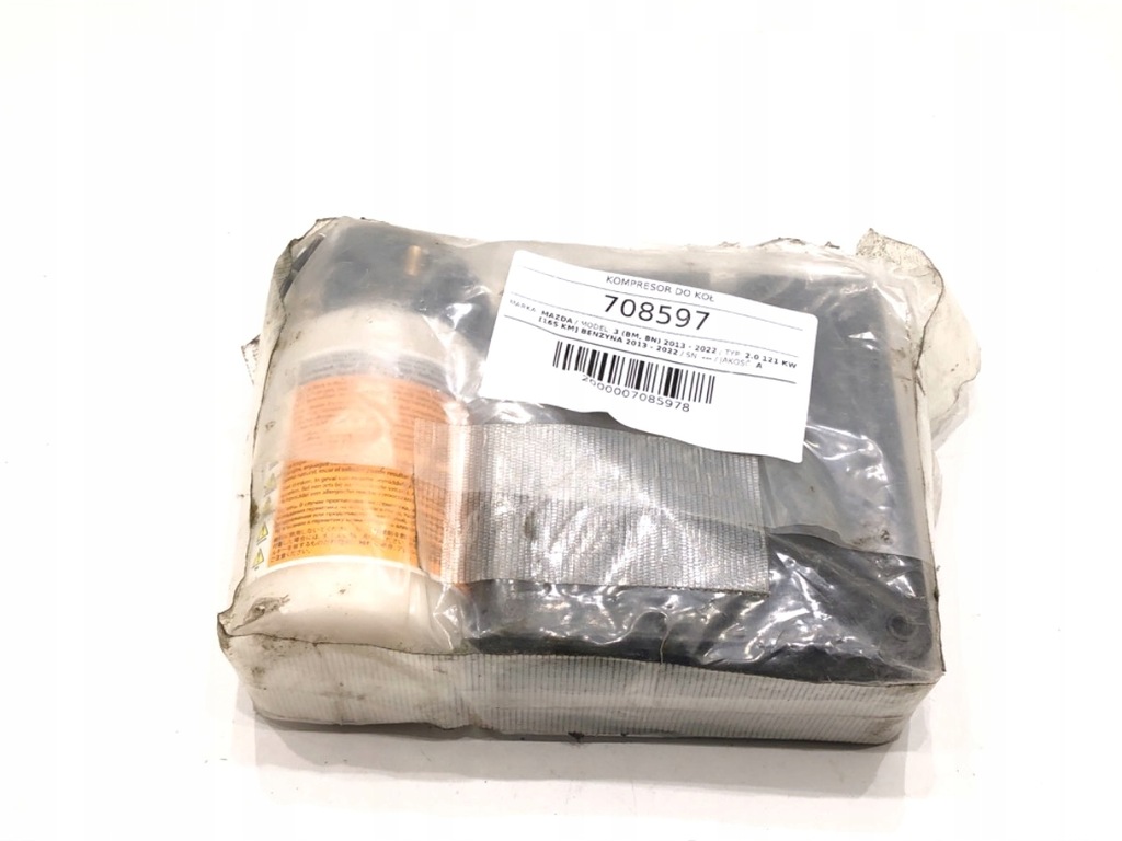 фото №1, Компресор do kół mazda 3 bm