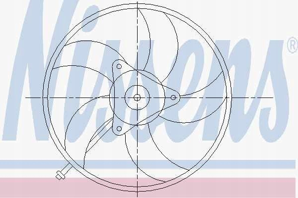 фото №2, Nissens 85538 вентилятор, охолодження двигуна