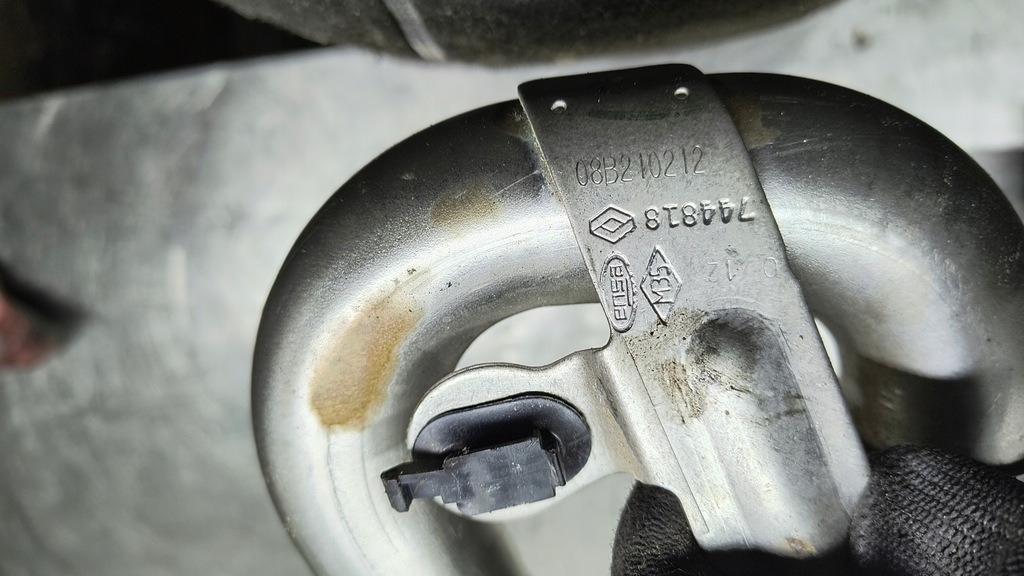 фото №3, Renault 1.5 dci трубка egr 744818