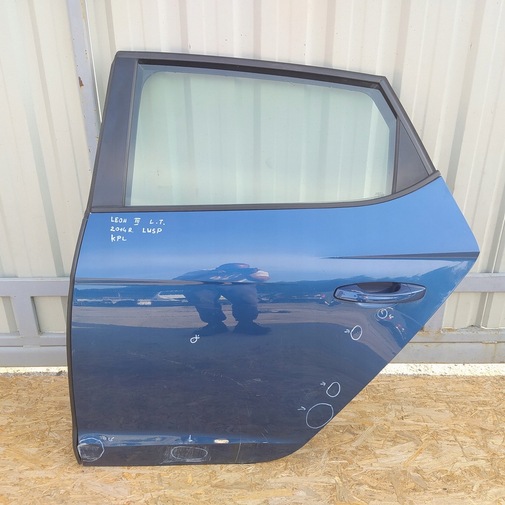 фото №1, Seat leon iii дверь левый задняя задние hb 2014 lw5p
