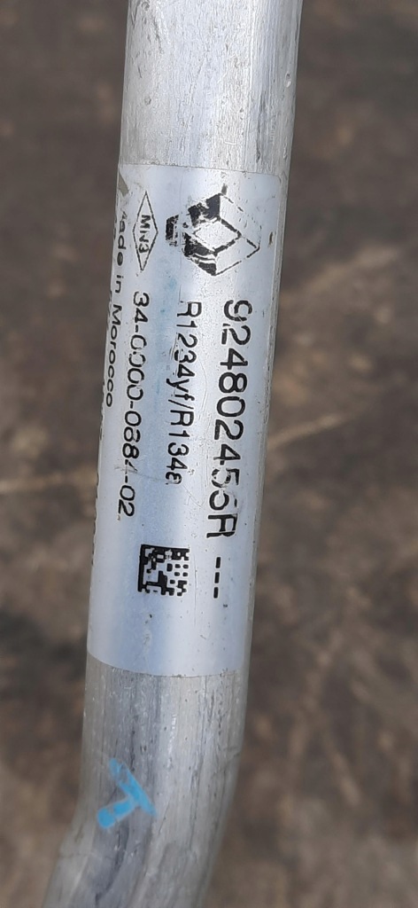 фото №6, Шланг пабтрубок  трубка кондиционера 1.0tce dacia sandero iii 924802455r