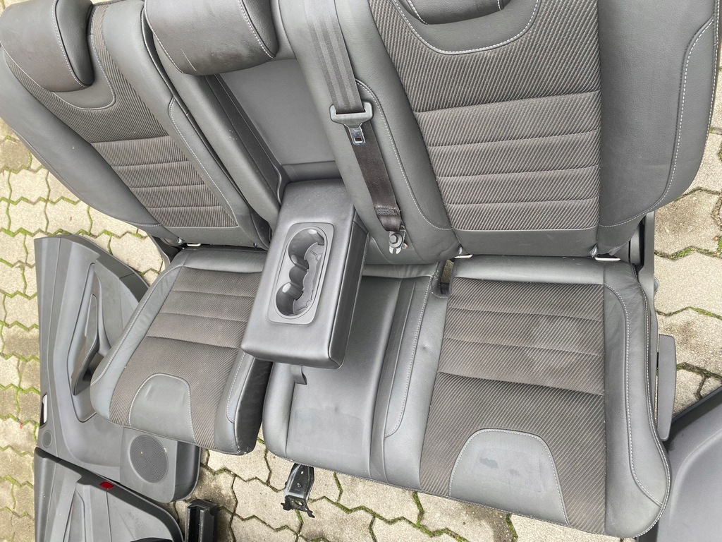 фото №13, Ford kuga mk2 сидіння сидіння заднє сидіння салон напівшкіра