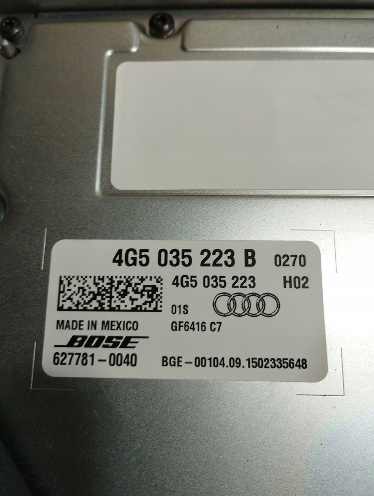 фото №12, Audi a7 4g 2016 динамики усилитель bose 4g5035223b