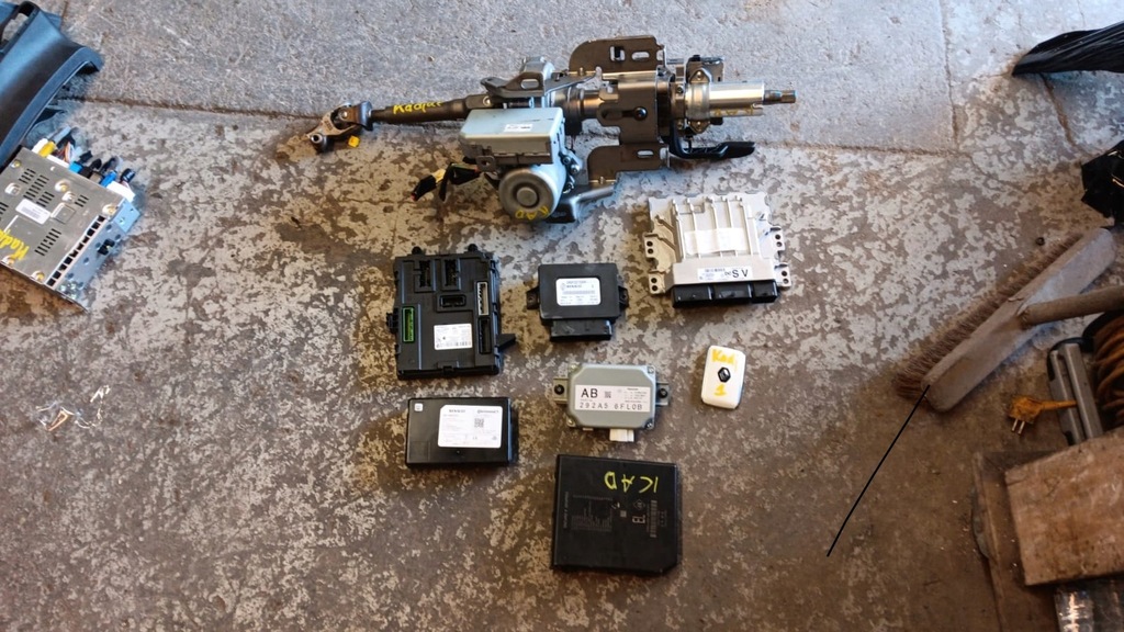 фото №1, Набор стартовый блокировка колонка renault kadjar 1.3 tce