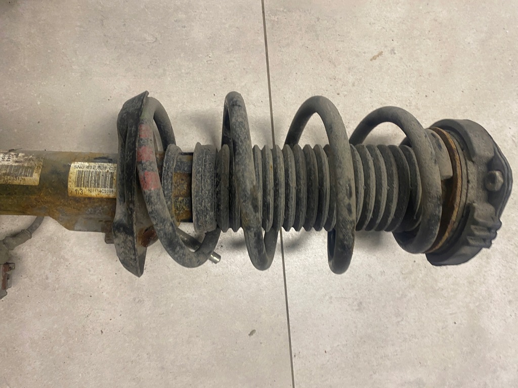 фото №6, Vw tiguan i lift поворотный кулак амортизационная стойка левый перед