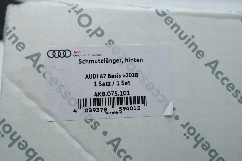 фото №7, Бризковик бризковики лівий правий задня audi a7 c8 2018-