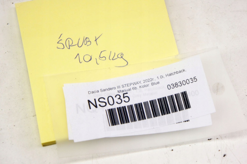 фото №6, Ns035 dacia sandero iii болты гайки 10.5kg