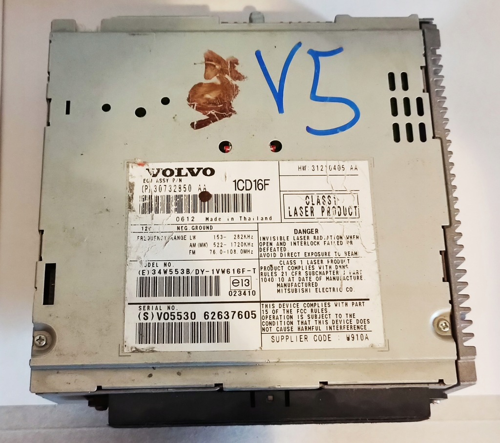 фото №3, Volvo s40 v50 c30 c70 - радіо автомагнітола cd