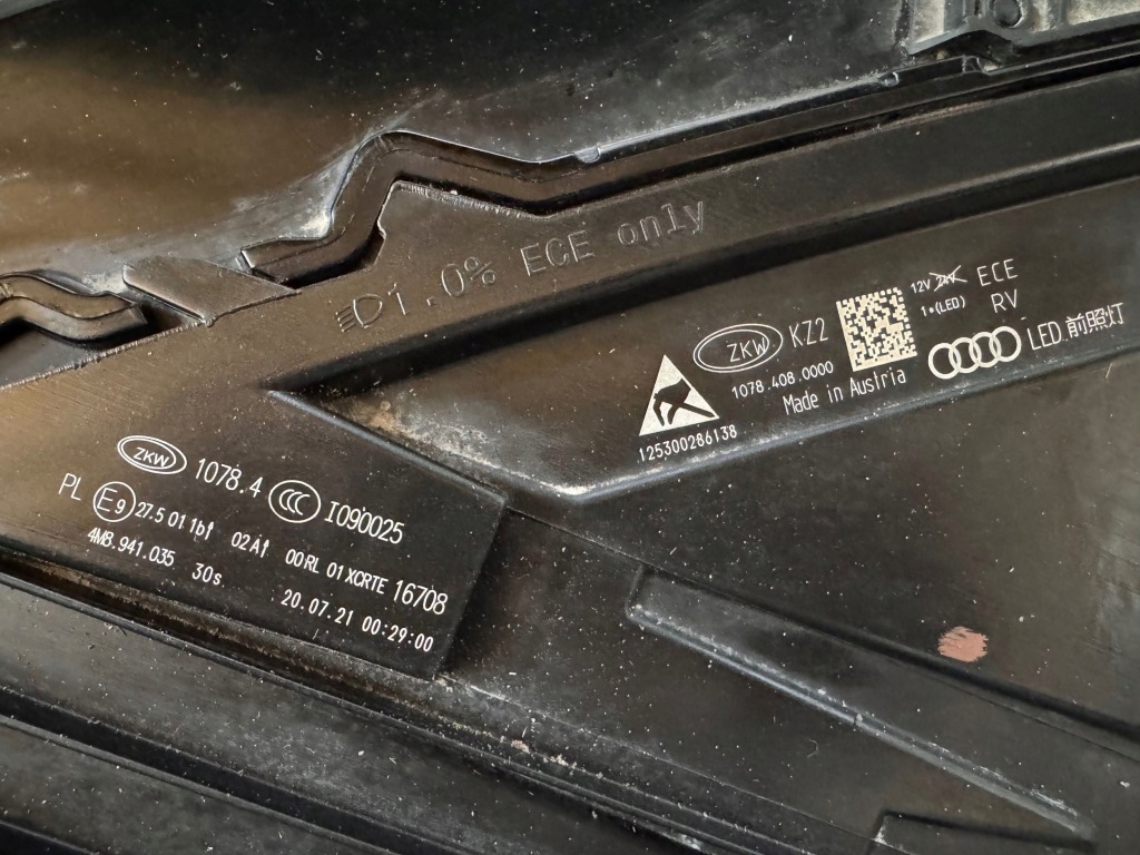 фото №9, Audi q8 4m8 full led matrix левая правая лампа