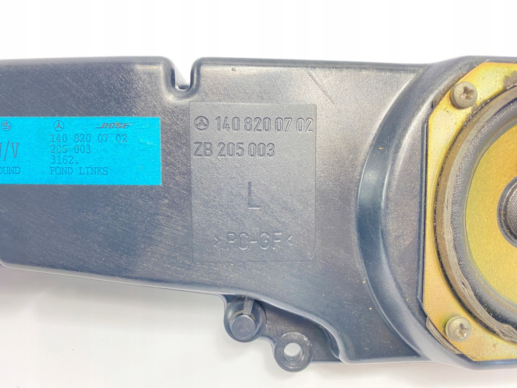 фото №12, Динамик левых дверь задняя левый задний bose mercedes w140 1408200702