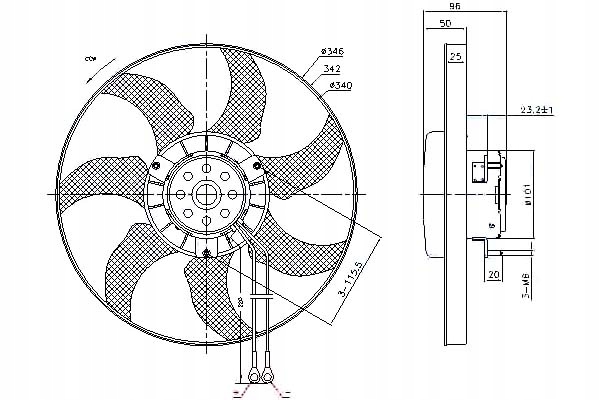 фото №1, Nissens 85802 вентилятор, охолодження двигуна