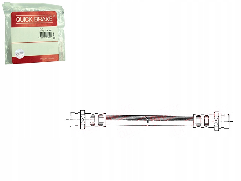 фото №1, Шланг гальмівний t mitsubishi carisma l quick brake