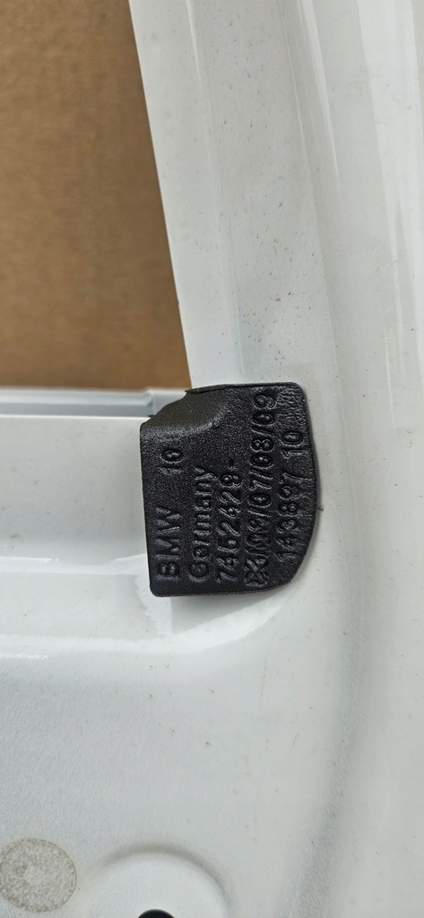 фото №10, Дверь задняя левая белый bmw 1 f40 прокладка