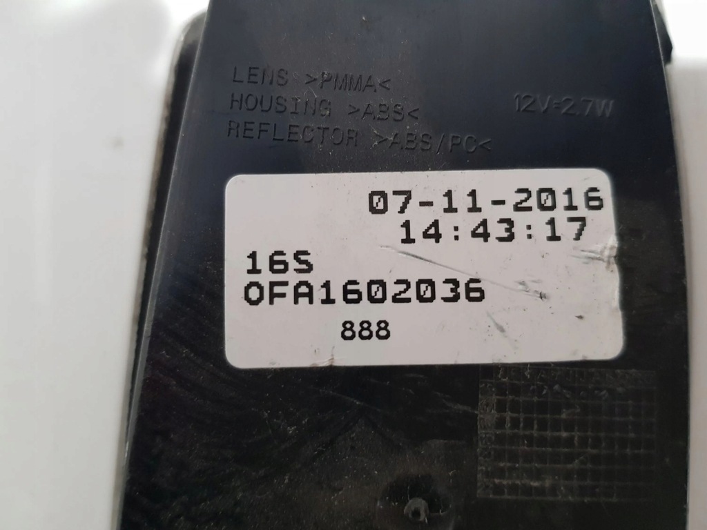 фото №10, Audi a1 2011 левая сторона лампа задняя