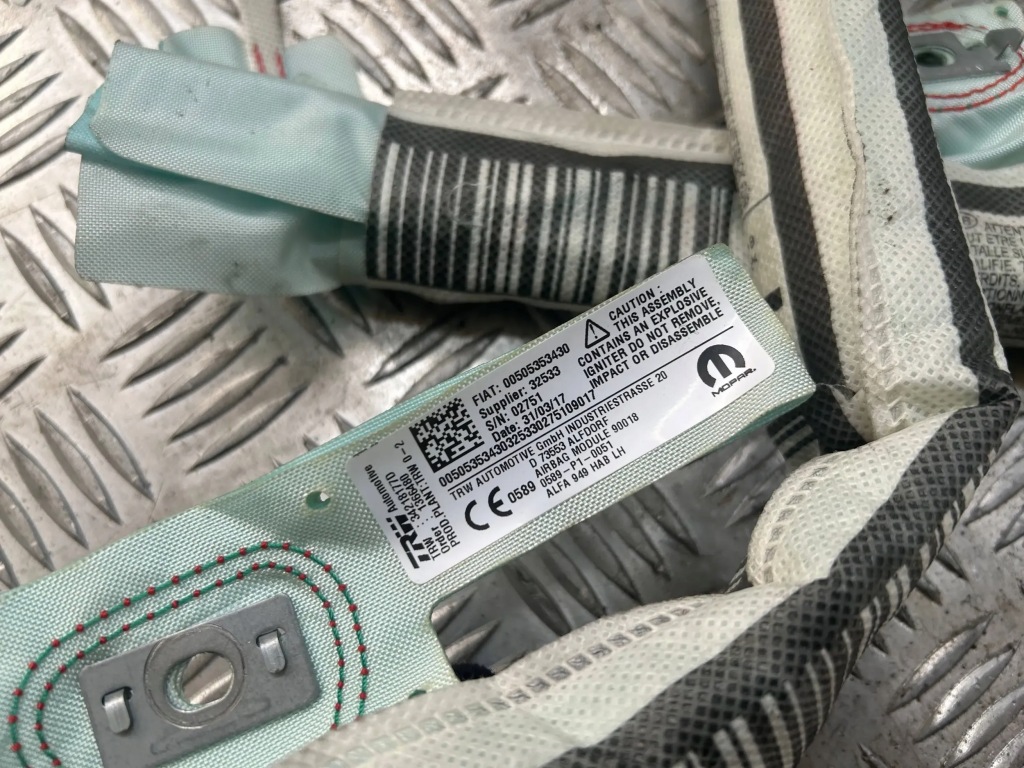 фото №2, Шторка безпеки подушка подушка безпеки ліва alfa romeo stelvio 00505353430