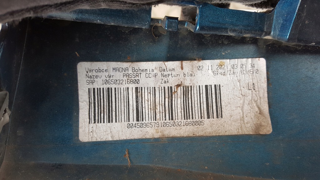 фото №14, Молдинг поріг права vw arteon 3g8853858 демонтаж