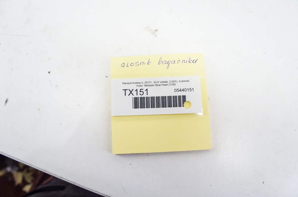 фото №6, Tx151 renault koleos ii initiale paris динамик сабвуфер 281703ws0a