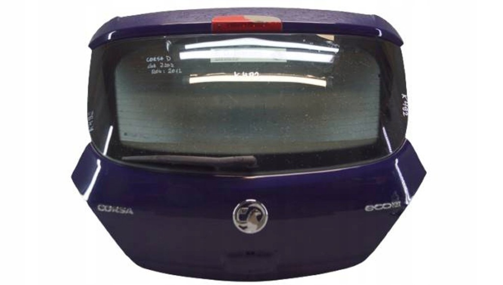 фото №1, Кришка багажника багажника opel corsa d 3d z20z k492