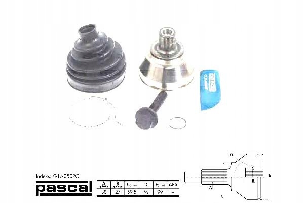 фото №2, Шарнир приводной наружный audi a6 a6 allroad a8